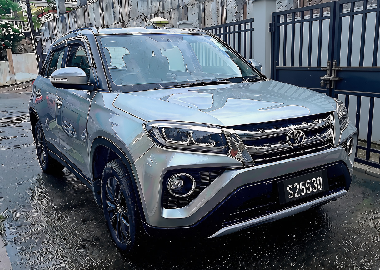 Toyota Urban Cruiser — authentic Bay Car Hire vehicle available at Charlotte Villa, Seychelles