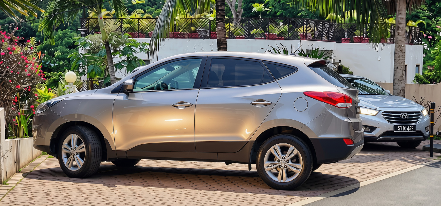 Hyundai ix35 — authentic Bay Car Hire vehicle available at Charlotte Villa, Seychelles